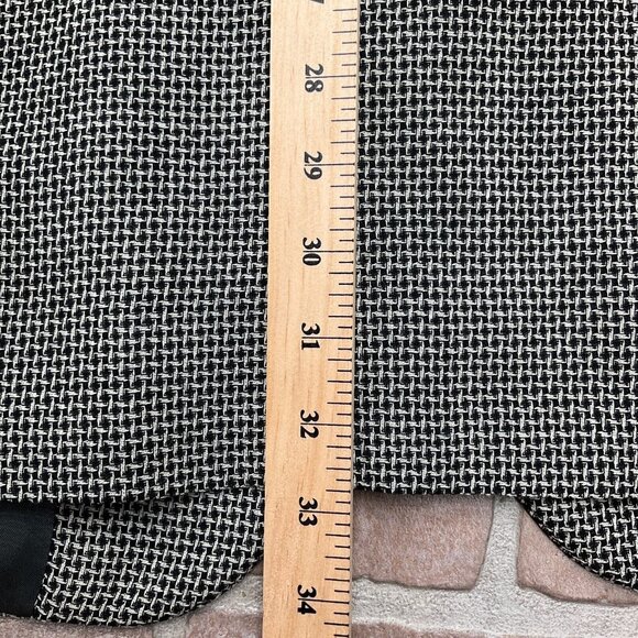 Cruppo Bachrach Blazer Men 42L Black White Check Classic Career Wool Jacket VTG - Picture 8 of 14